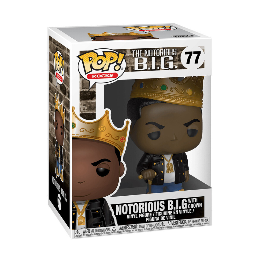 Funko POP! Music S5 The Notorious B.I.G. з короною - ігрова фігурка (31550)