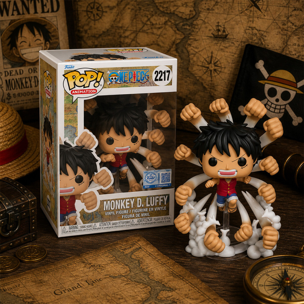 Funko POP! Великий куш Луффі (Гому Гому но Кулемет Ґатлінга) - ігрова фігурка (92222)