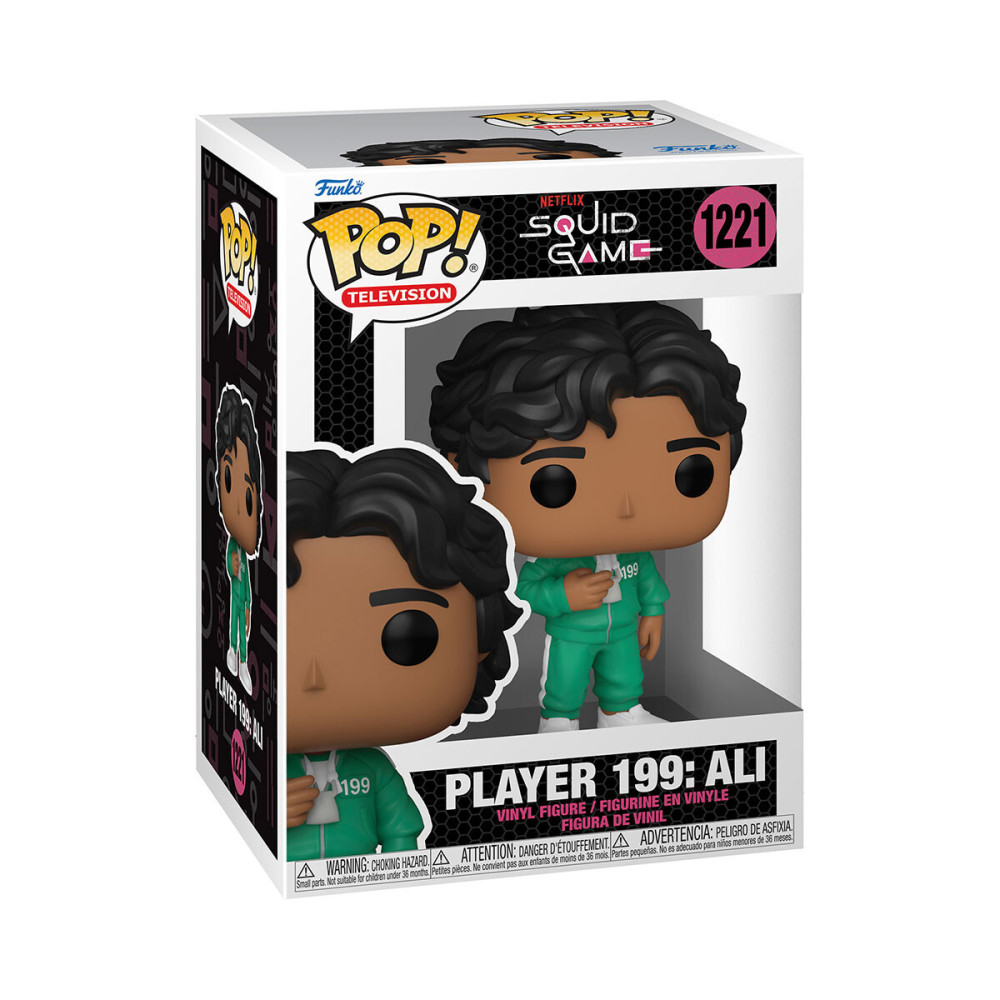Funko POP! Гра в кальмара Алі 199 - ігрова фігурка (64794) Funko POP! Гра в кальмара Алі 199 - ігрова фігурка (64794)