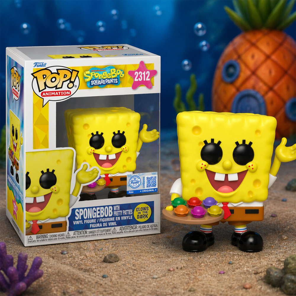 Funko POP! Губка Боб Квадратні Штани Губка Боб з крабсбургерами GW - ігрова фігурка (92009)