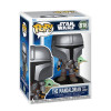 Funko POP! Мандалорець з Ґроґу на спині - ігрова фігурка (90443)