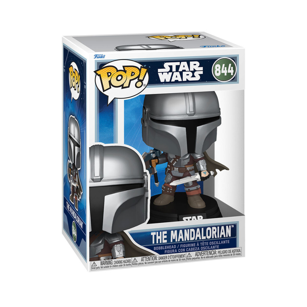 Funko POP! Мандалорець і Ґроґу Мандалорець зі зброєю - ігрова фігурка (90824) Funko POP! Мандалорець і Ґроґу Мандалорець зі зброєю - ігрова фігурка (90824)
