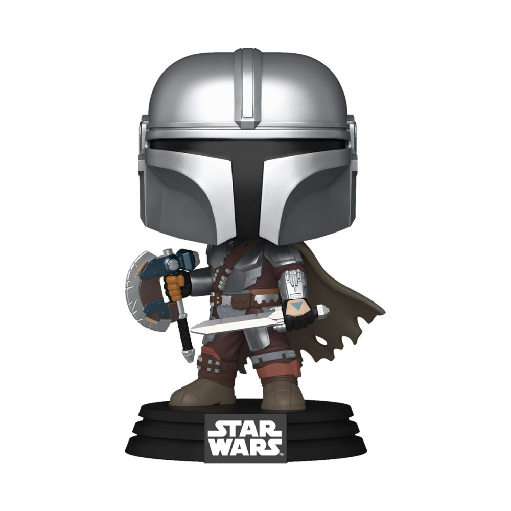 Funko POP! Мандалорець і Ґроґу Мандалорець зі зброєю - ігрова фігурка (90824)