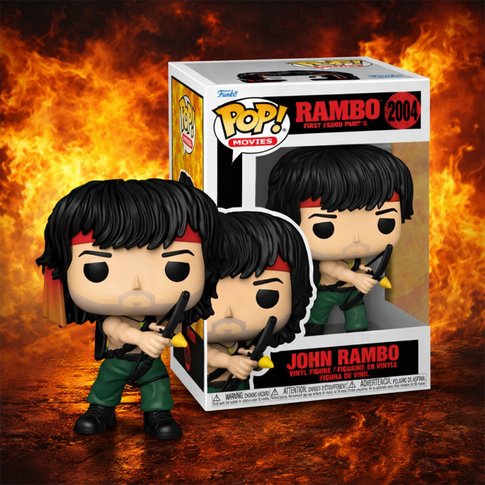 Funko POP! Рембо 2 Джон Рембо з луком - ігрова фігурка (90362)