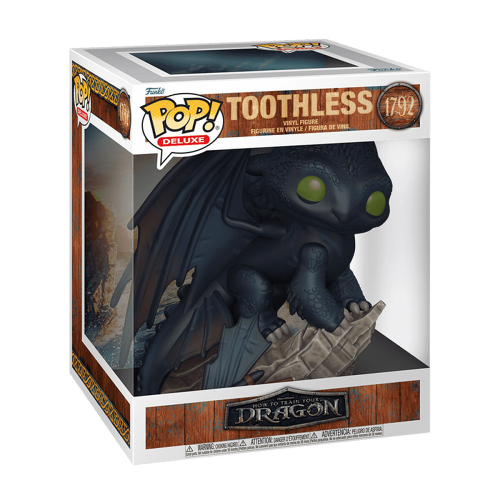 Funko POP! Як приборкати дракона Беззубик на скелі - ігрова фігурка (86140)