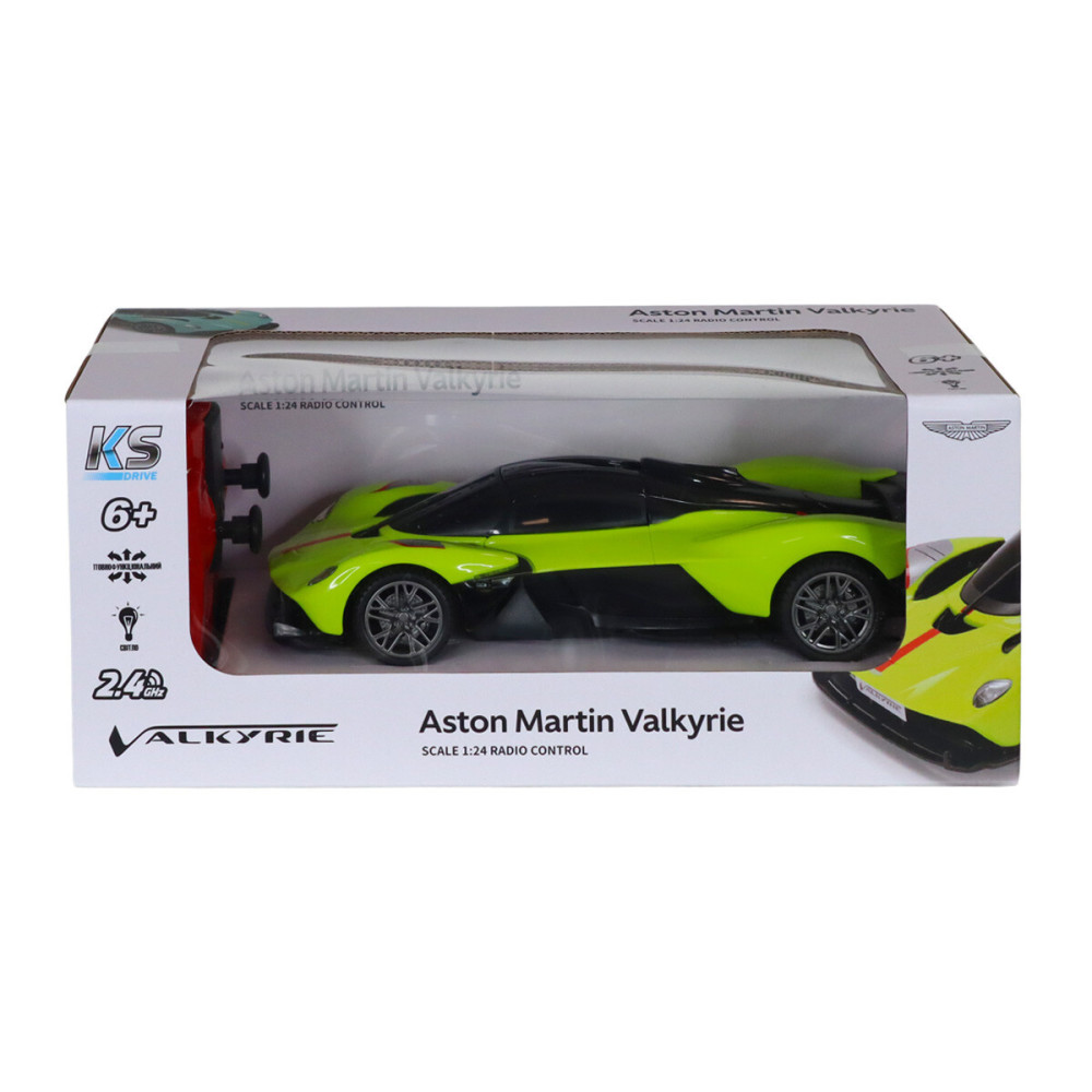 KS Drive Aston Martin Valkyrie - радиоуправляемый автомобиль • Зеленый (250GAVGG) KS Drive Aston Martin Valkyrie - радиоуправляемый автомобиль • Зеленый (250GAVGG)
