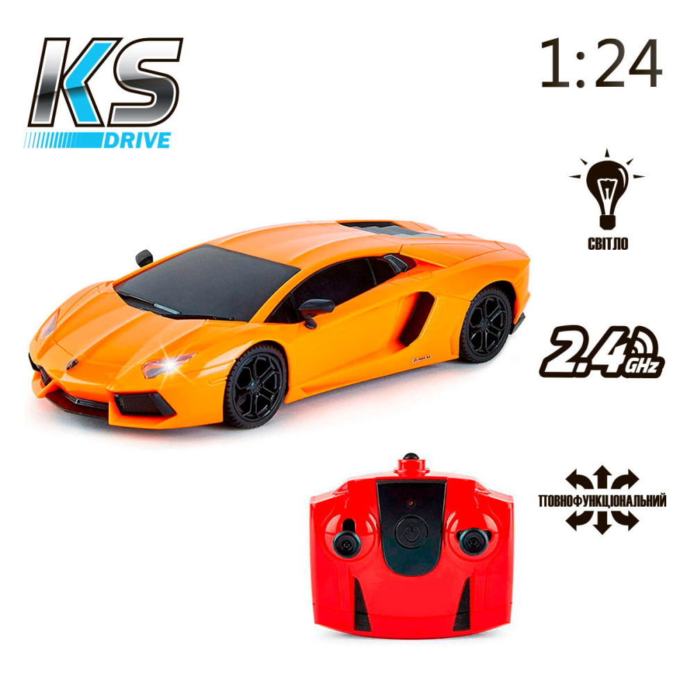 KS Drive Lamborghini Aventador LP 700-4 - автомобиль на радиоуправлении • Оранжевый (124GLBO) KS Drive Lamborghini Aventador LP 700-4 - автомобиль на радиоуправлении • Оранжевый (124GLBO)