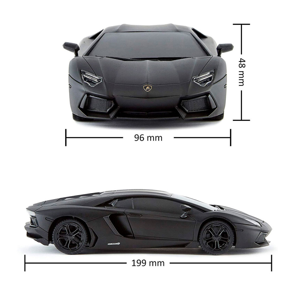KS Drive Lamborghini Aventador LP 700-4 - автомобіль на радіокеруванні • Чорний (124GLBB)