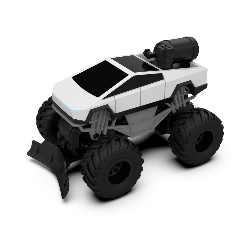KS Drive Spray Car Cyber Ride - автомобіль на радіокеруванні з вихлопною парою • Білий (SL-6076RH)