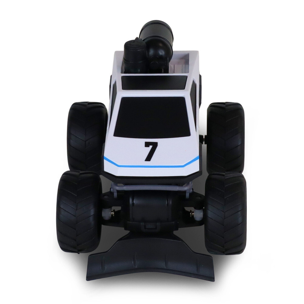 KS Drive Spray Car Cyber Ride - автомобіль на радіокеруванні з вихлопною парою • Білий (SL-6076RH)