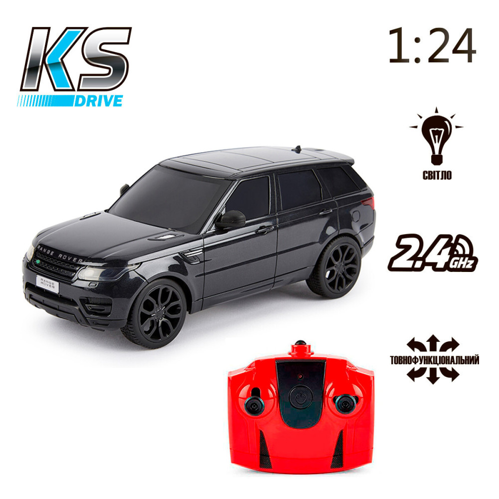 KS Drive Land Rover Range Rover Sport - автомобіль на радіокеруванні • Чорний (124GRRB)