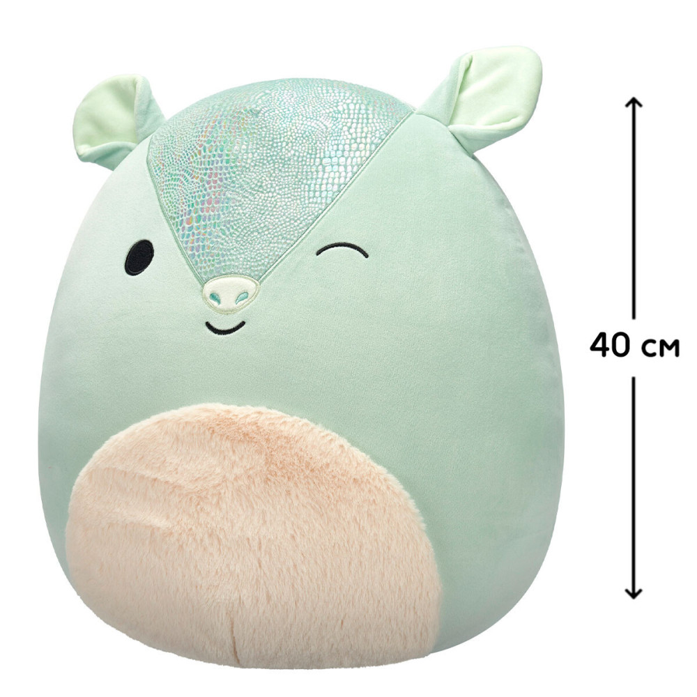 Squishmallows Броненосець Арілла 40 см - м'яка іграшка (SQCR07048)
