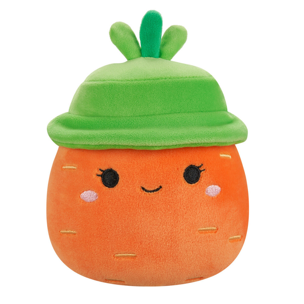 Squishmallows Морквинка Кароліна в капелюсі 13 см - м'яка іграшка (SQER01182)