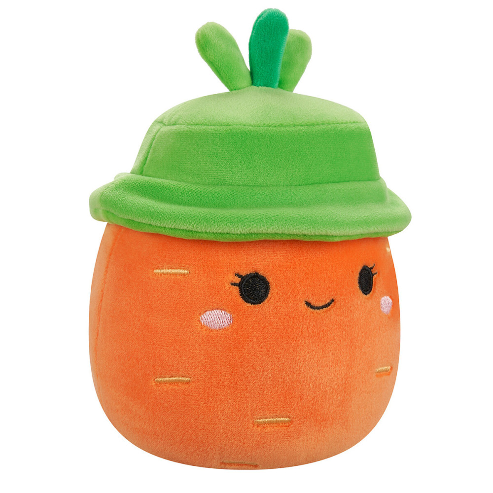 Squishmallows Морквинка Кароліна в капелюсі 13 см - м'яка іграшка (SQER01182)