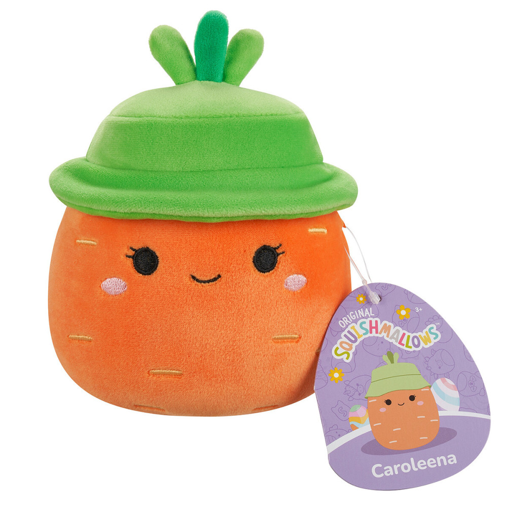 Squishmallows Морквинка Кароліна в капелюсі 13 см - м'яка іграшка (SQER01182)