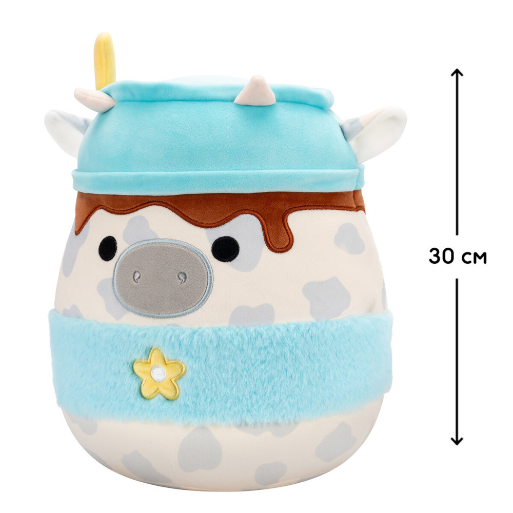 Squishmallows Сіра корівка - м'яка іграшка (SQER01263)