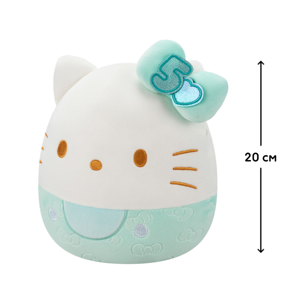 Squishmallows Hello Kitty у смарагдовому - м'яка іграшка (SQSN00498) Squishmallows Hello Kitty у смарагдовому - м'яка іграшка (SQSN00498)