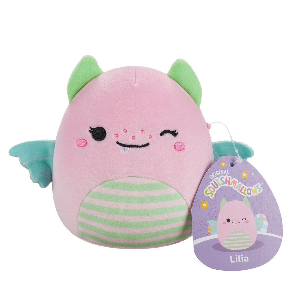 Squishmallows Розовый дино 13 см - мягкая игрушка (SQER01180) Squishmallows Розовый дино 13 см - мягкая игрушка (SQER01180)
