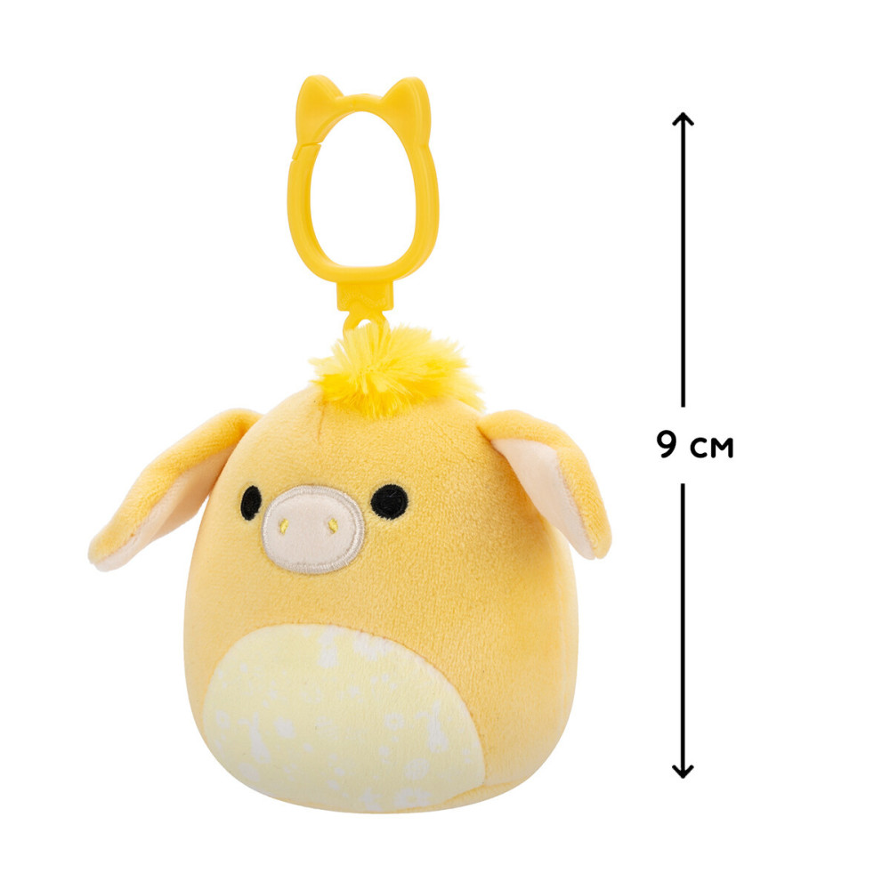 Squishmallows Віслючок Гевін на кліпсі - м'яка іграшка (SQCP00461)