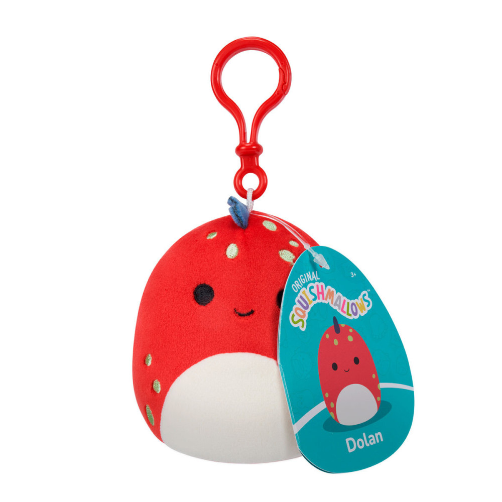 Squishmallows Дино Долан на клипсе - мягкая игрушка (SQCP00218) Squishmallows Дино Долан на клипсе - мягкая игрушка (SQCP00218)