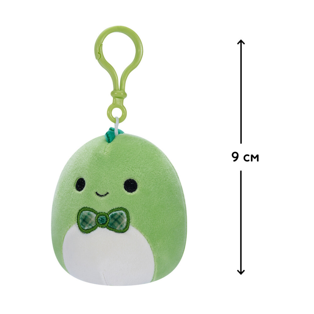 Squishmallows Дино Дэнни на клипсе - мягкая игрушка (SQCP00151)