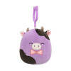 Squishmallows Коровка Алекси на клипсе - мягкая игрушка (SQCP00463)