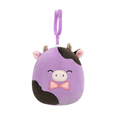 Squishmallows Коровка Алекси на клипсе - мягкая игрушка (SQCP00463)
