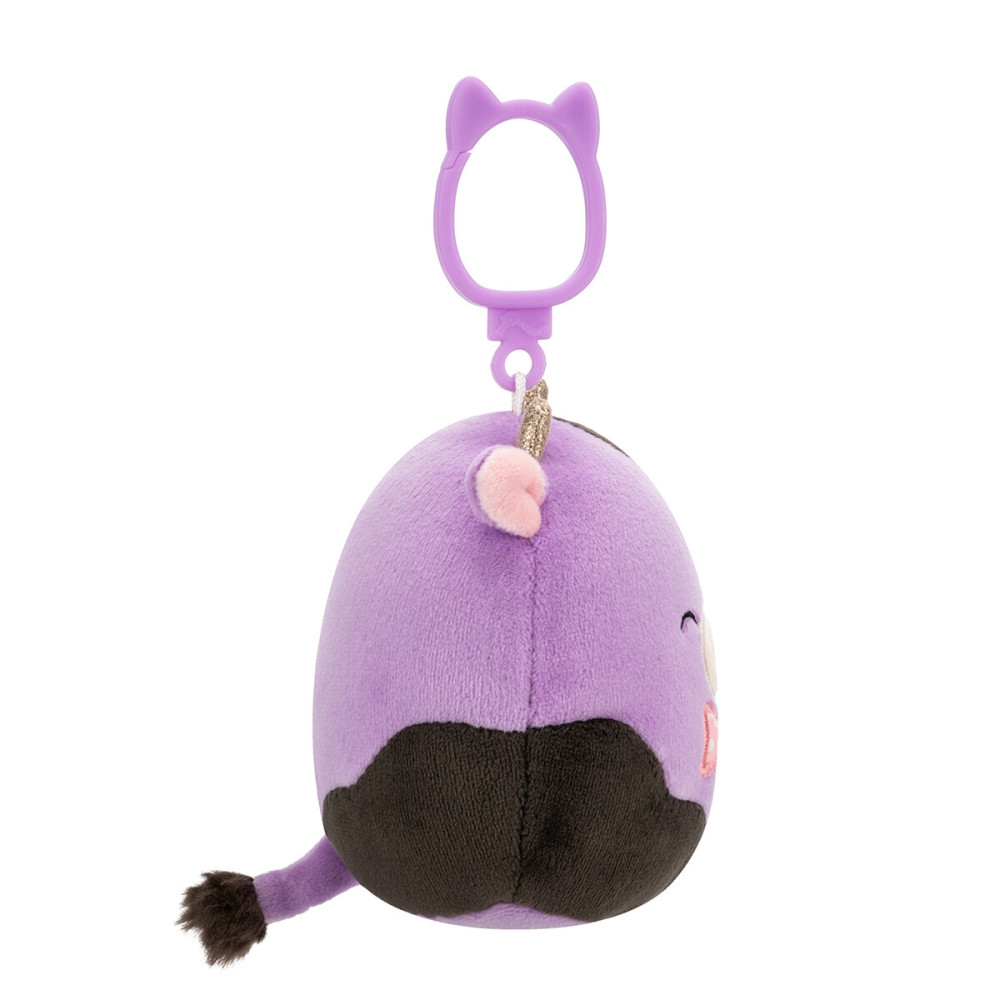 Squishmallows Коровка Алекси на клипсе - мягкая игрушка (SQCP00463)