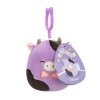 Squishmallows Коровка Алекси на клипсе - мягкая игрушка (SQCP00463)