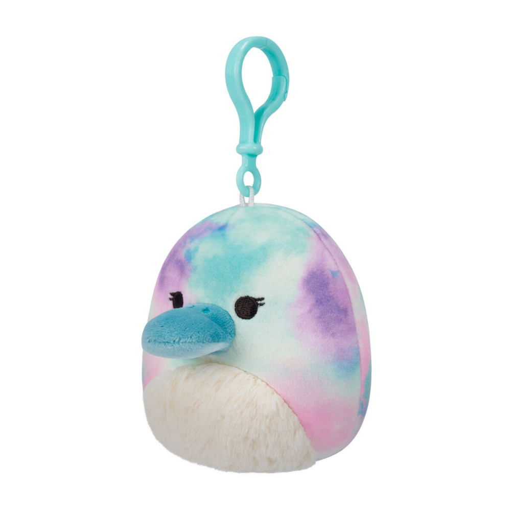 Squishmallows Качкодзьоб Бріндал на кліпсі - м'яка іграшка (SQCP00215)