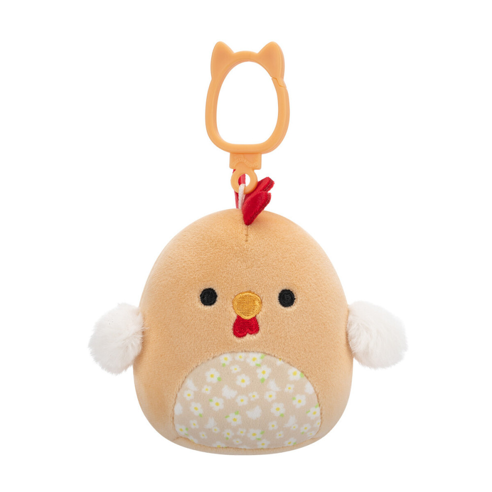 Squishmallows Петушок Рути на клипсе - мягкая игрушка (SQCP00465)