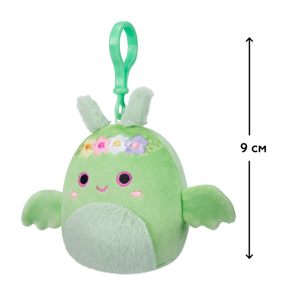 Squishmallows Дракон Тов на клипсе - мягкая игрушка (SQCP00217)