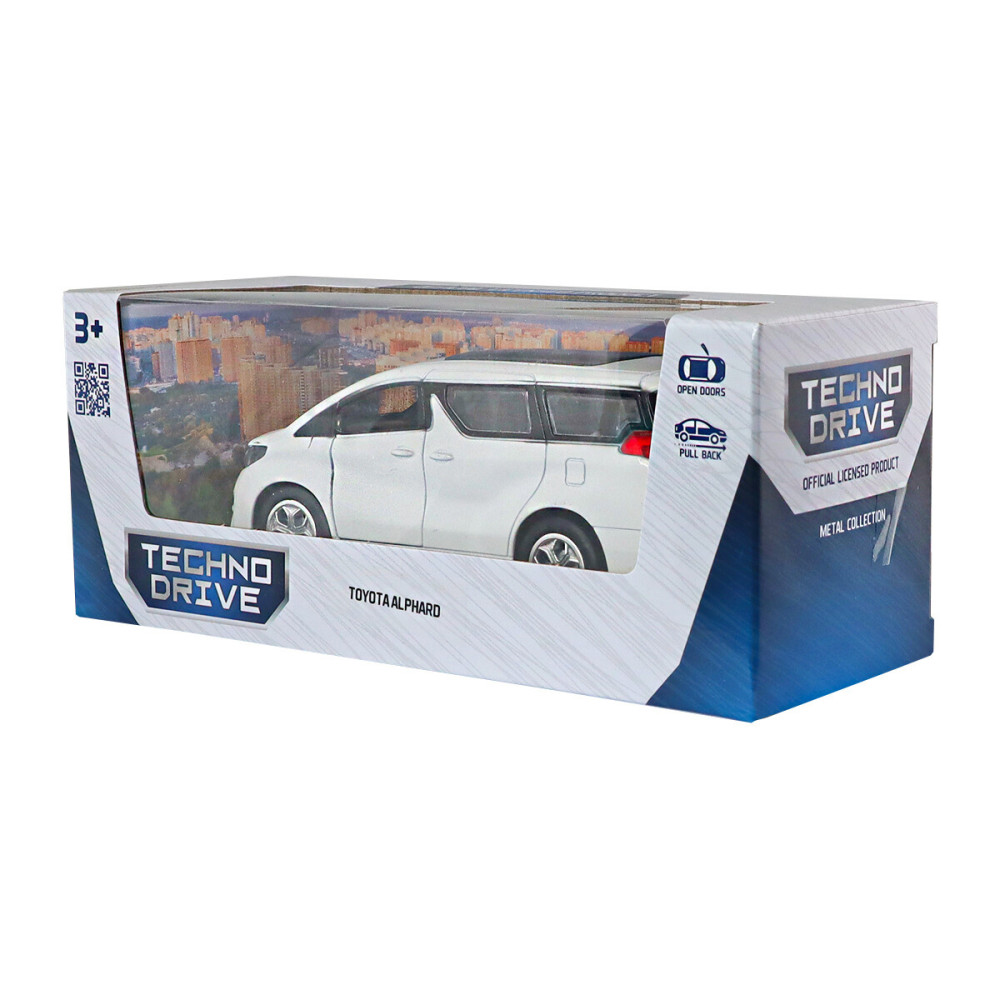 TechnoDrive Toyota Alphard - автомодель • Білий (KM6011Bl)