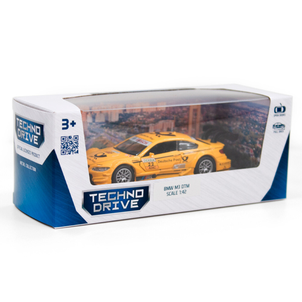 TechnoDrive BMW M3 DTM - автомодель • Жовтий (250257)