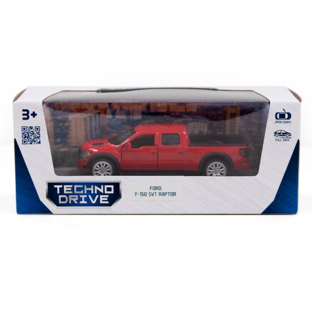 TechnoDrive FORD F-150 SVT Raptor - автомодель • Красный (250261)