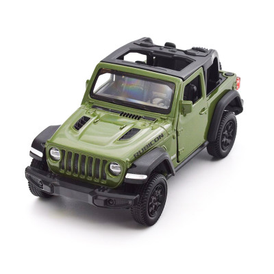 TechnoDrive JEEP WRANGLER RUBICON 2021 - автомодель 1:32 • Зелений (250339U)
