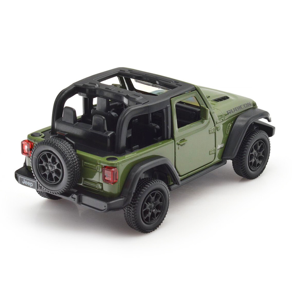 TechnoDrive JEEP WRANGLER RUBICON 2021 - автомодель 1:32 • Зелений (250339U)