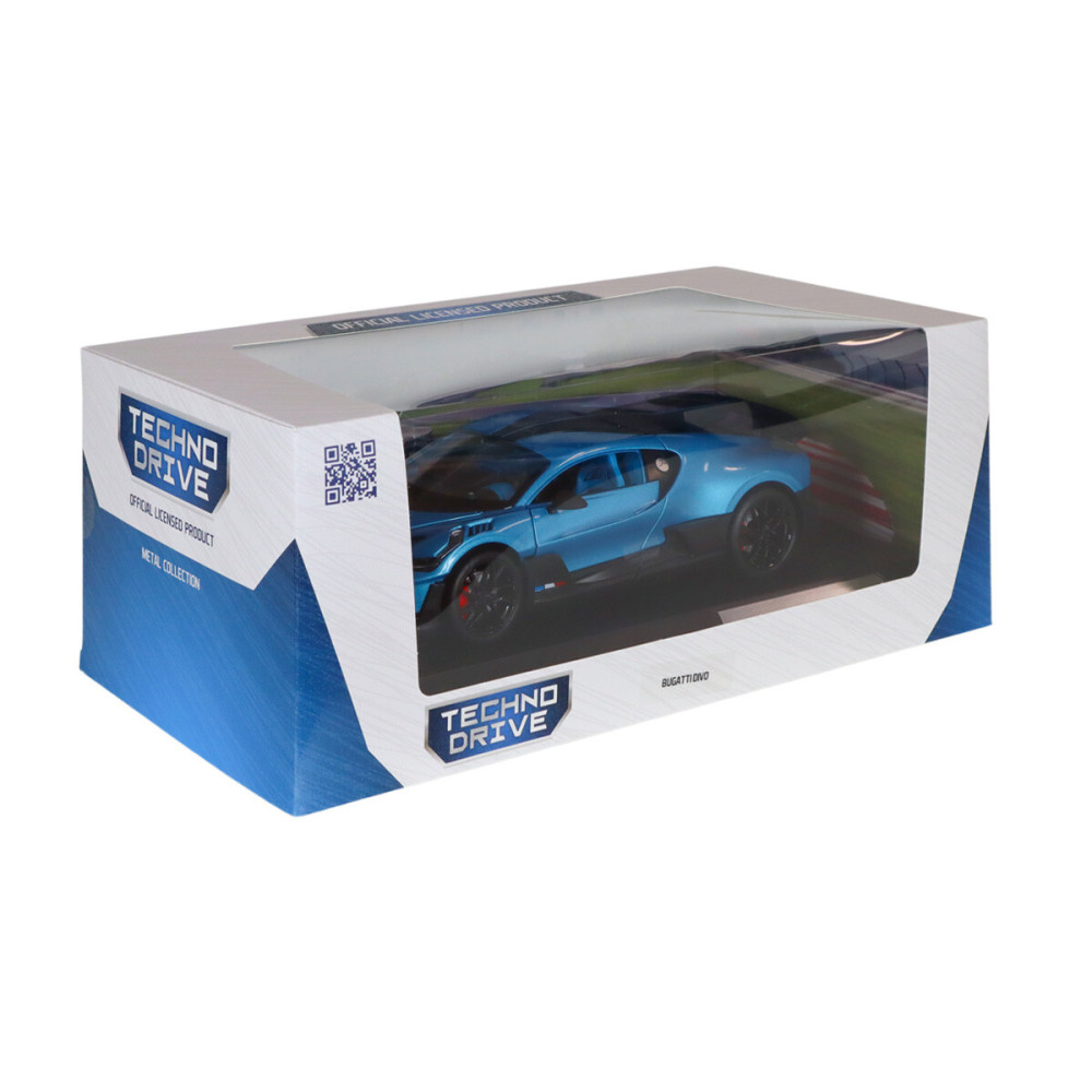 TechnoDrive BUGATTI DIVO - автомодель 1:18 • Синій (250939BDBL)