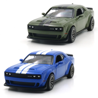 TechnoDrive DODGE CHALLENGER SRT JAILBREAK 2022 - автомодель 1:44 • Синій, зелений (250949)
