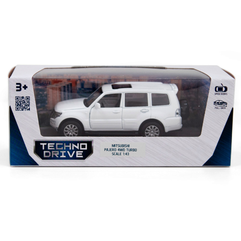 TechnoDrive MITSUBISHI PAJERO 4WD TURBO - автомодель • Білий (250283) TechnoDrive MITSUBISHI PAJERO 4WD TURBO - автомодель • Білий (250283)