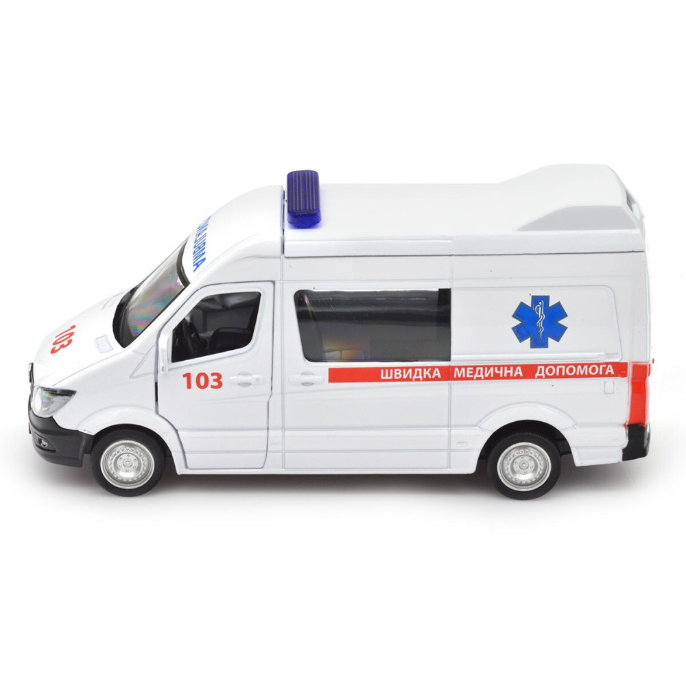 TechnoDrive MERCEDES BENZ SPRINTER Швидка допомога 1:32 - автомодель • Білий (250344U)