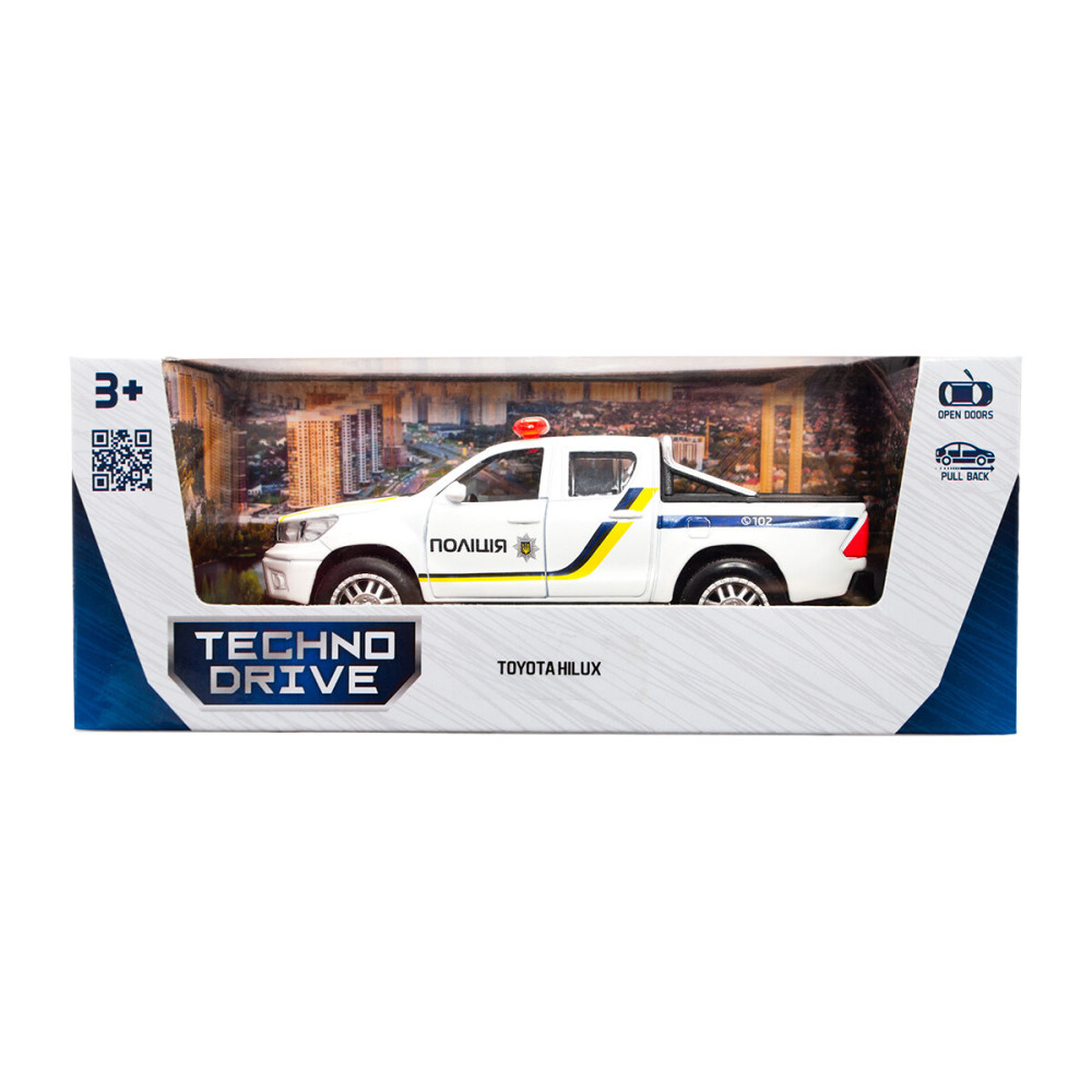 TechnoDrive TOYOTA HILUX Поліція - автомодель (KM250426)