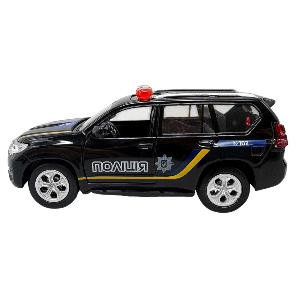 TechnoDrive Toyota Prado Поліція - автомодель • Чорний (KM260416P)