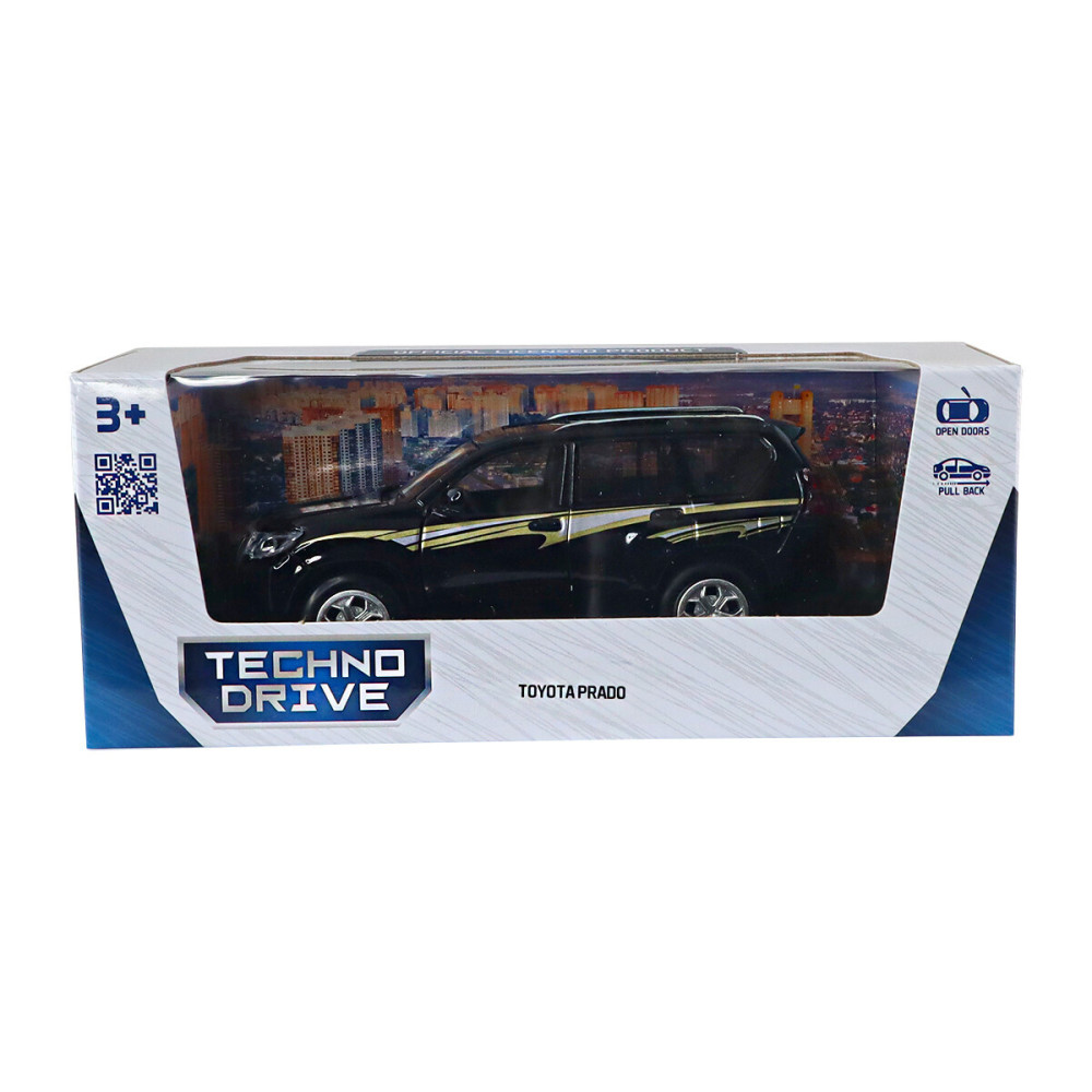 TechnoDrive TOYOTA PRADO - автомодель • Чорний (KM6189D)