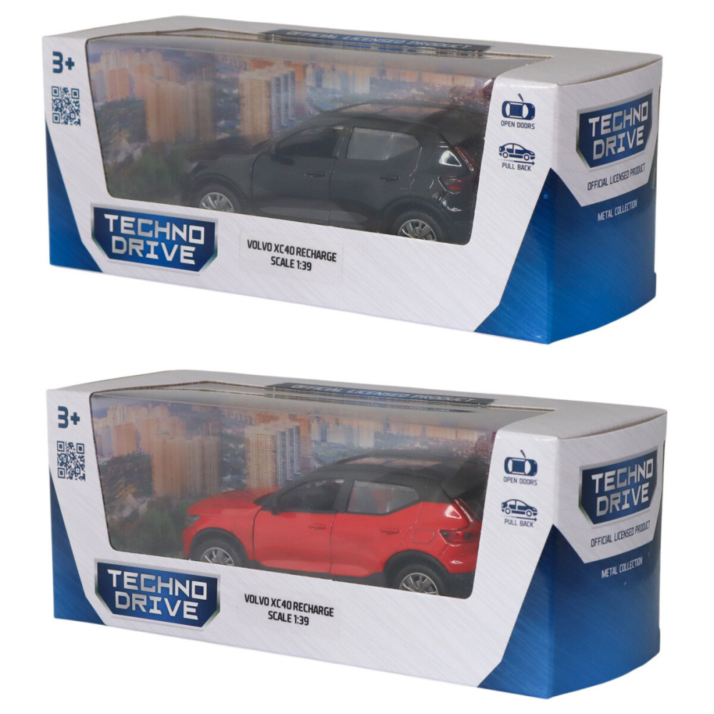 TechnoDrive VOLVO XC40 - автомодель • Червоний, чорний (250401) TechnoDrive VOLVO XC40 - автомодель • Червоний, чорний (250401)