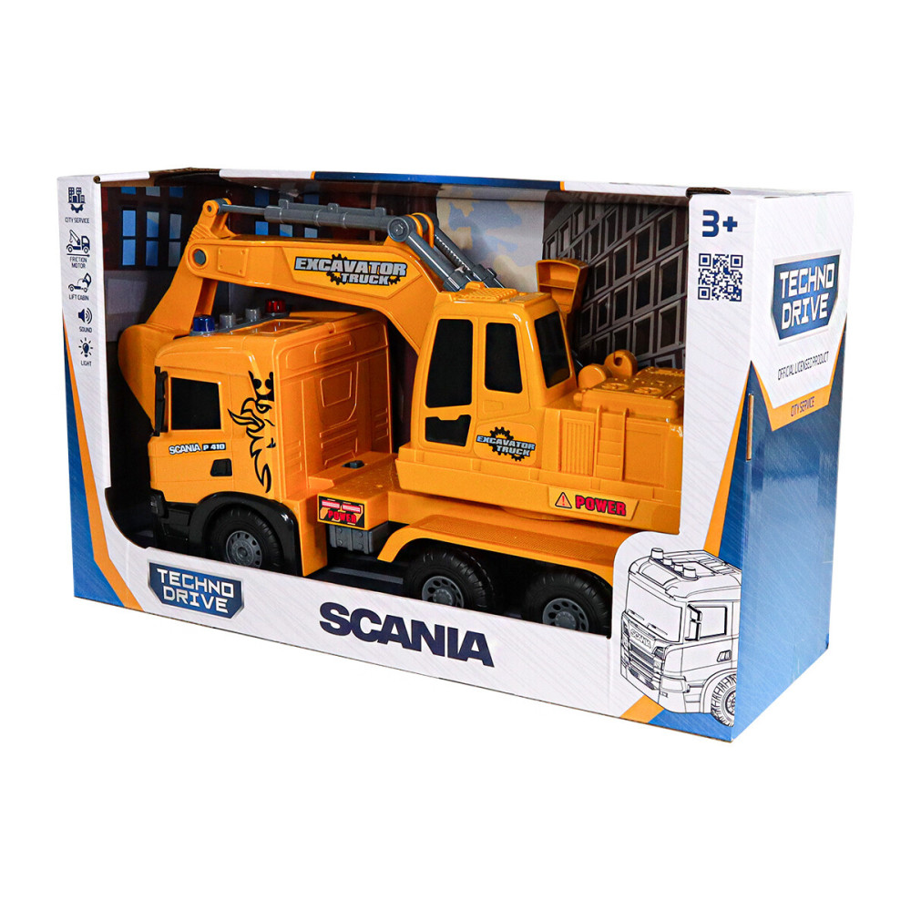 TechnoDrive Super Big Truck Екскаватор Scania - автомодель зі світлом і звуком (5006KS)