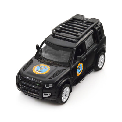TechnoDrive Шеврони Героїв Land Rover Defender 110 «ГУР МО» - коллекционная автомодель 1:43 (250364M)