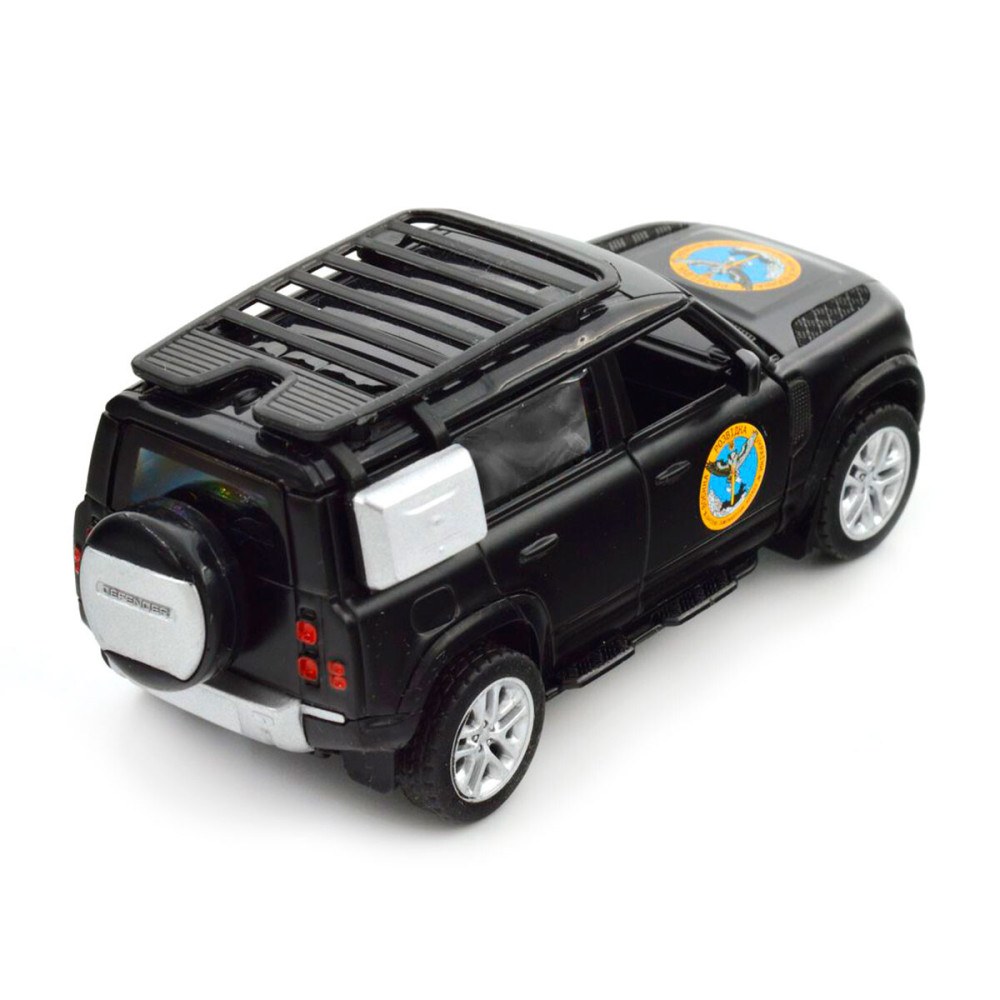 TechnoDrive Шеврони Героїв Land Rover Defender 110 «ГУР МО» - колекційна автомодель 1:43 (250364M)