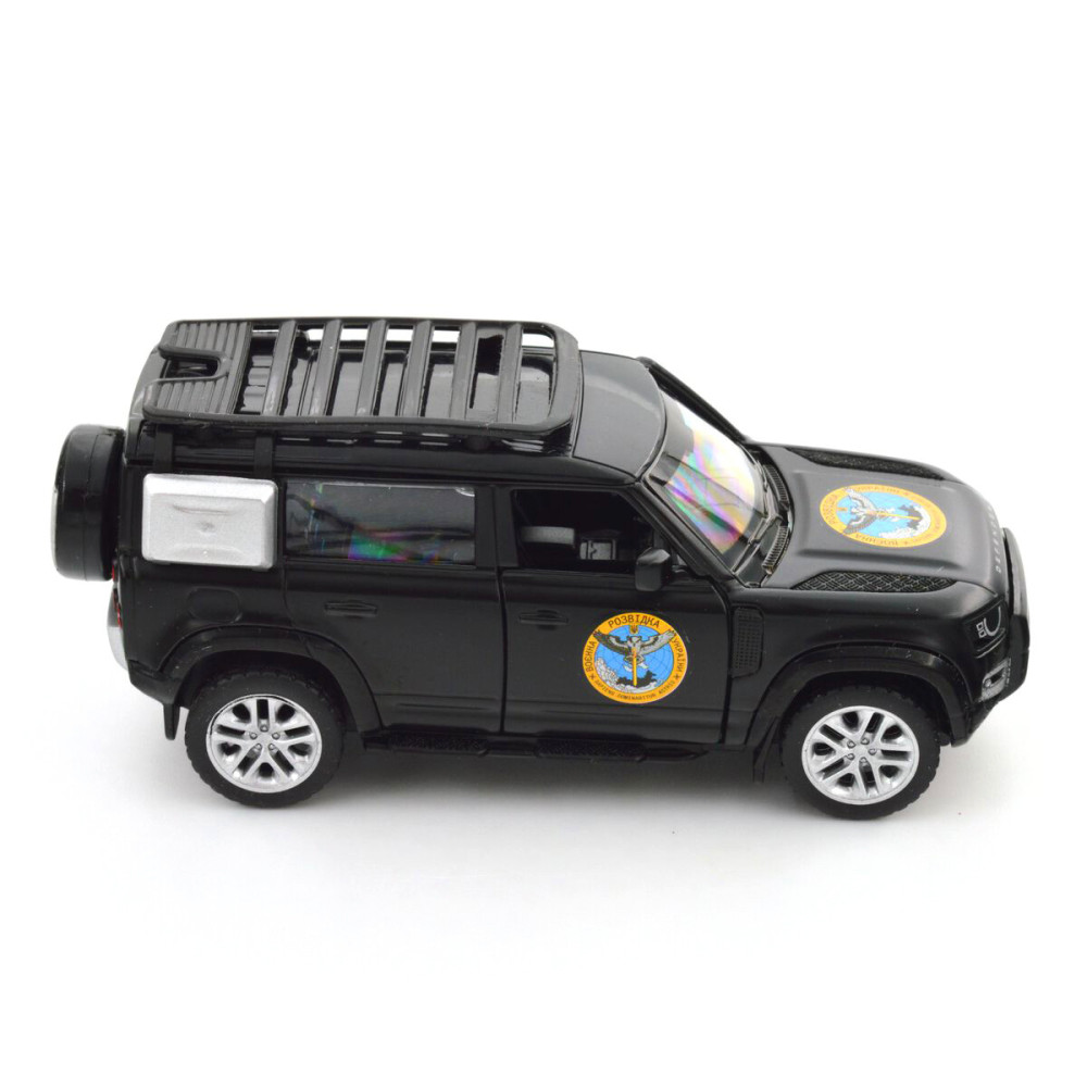 TechnoDrive Шеврони Героїв Land Rover Defender 110 «ГУР МО» - колекційна автомодель 1:43 (250364M)