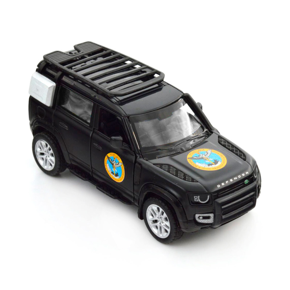 TechnoDrive Шеврони Героїв Land Rover Defender 110 «ГУР МО» - колекційна автомодель 1:43 (250364M)